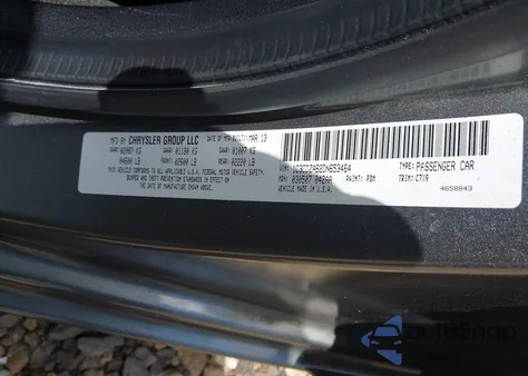 2013 Dodge Avenger Se из США, поврежденный, VIN 1C3CDZAB2DN653464